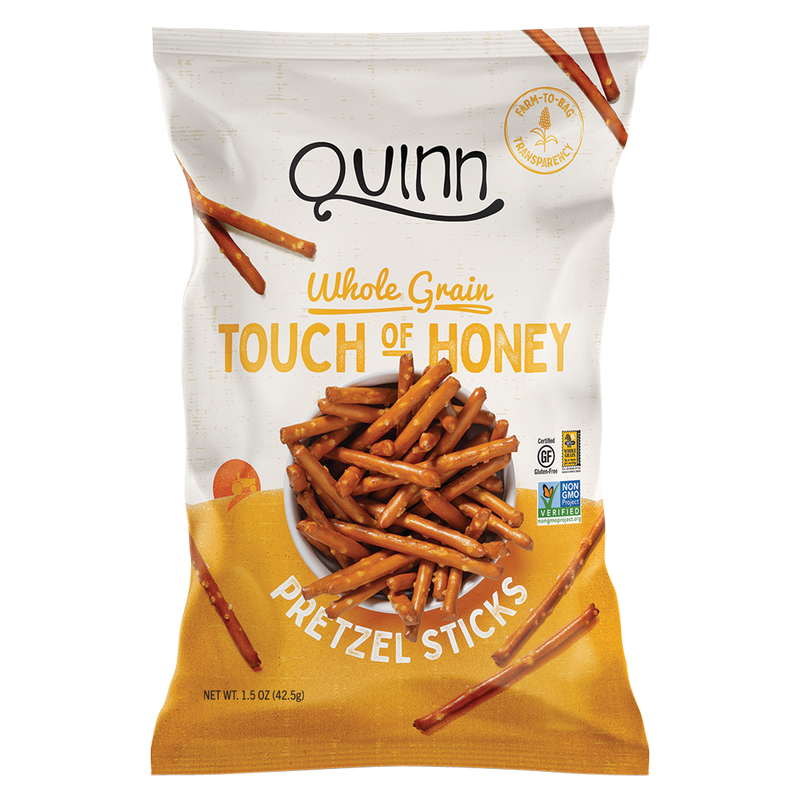 Quinn Touch Of Honey Pretzel Stick 1.5oz