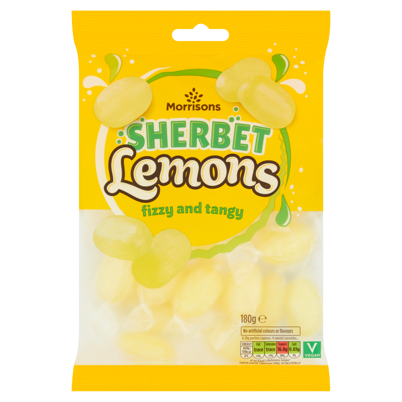 Morrisons Sherbet Lemons, 180g