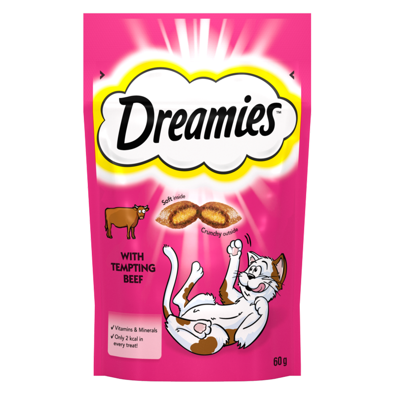 Dreamies Cat Treats with Beef, 60g