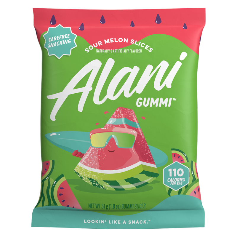 Alani Nu Energy Juicy Peach + Gummi Watermelon Slices Snack Pack