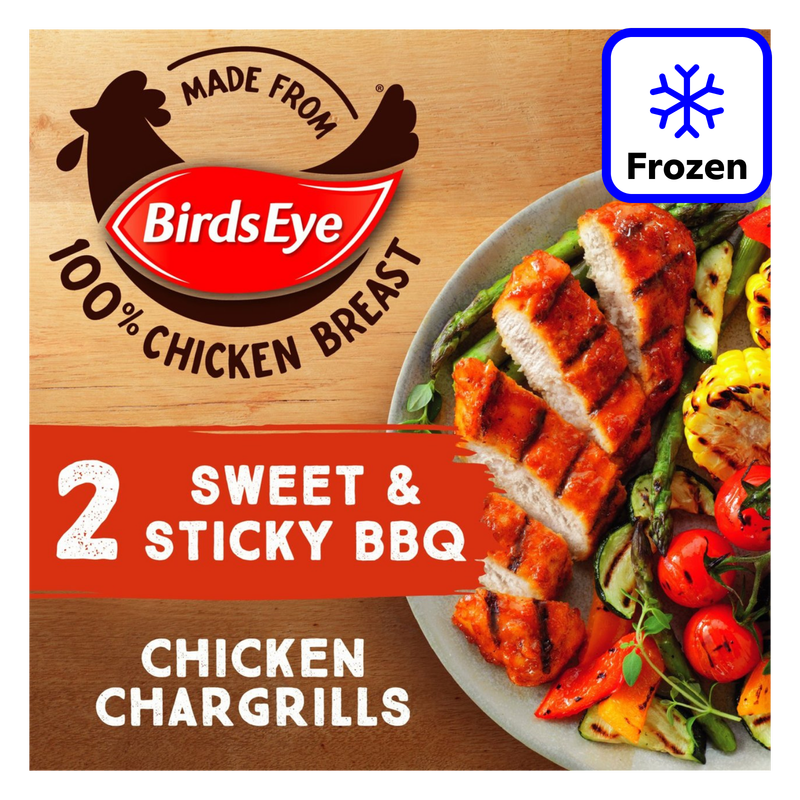 Birds Eye Sticky & Sweet Bbq Chicken Chargrills, 2pcs