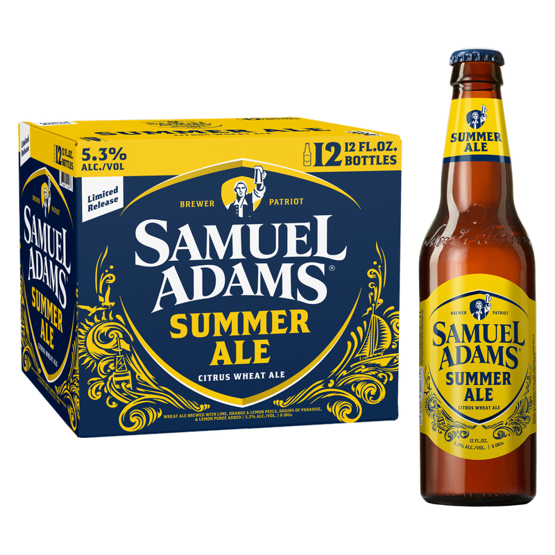 Sam Adams Summer Ale 12pk 12oz Bottle 5.3% ABV