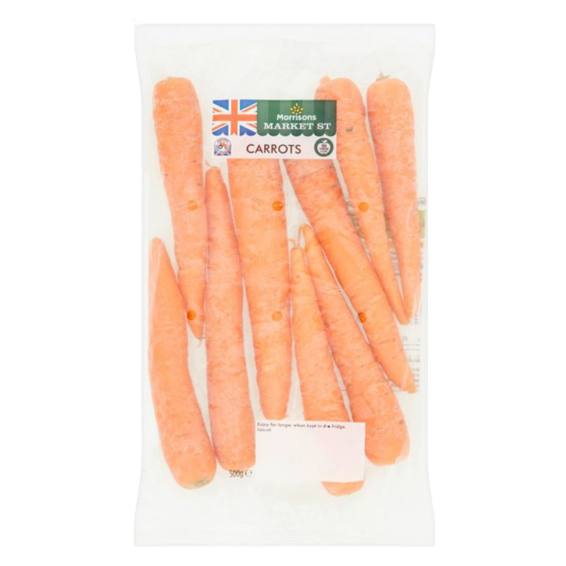 Morrisons Carrots, 500g