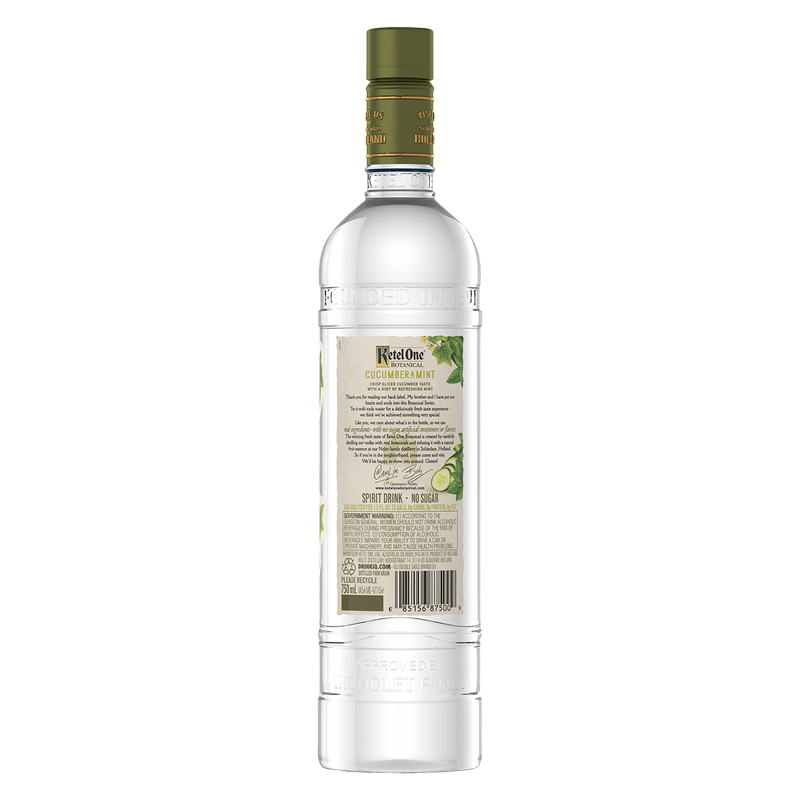 Ketel One Botanical Cucumber & Mint Vodka 750ml (60 Proof)