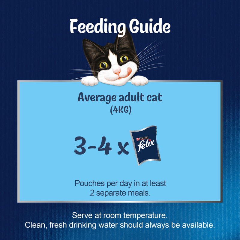 Felix Doubly Delicious Fish Selection In Jelly Cat Food, 12 x 85g