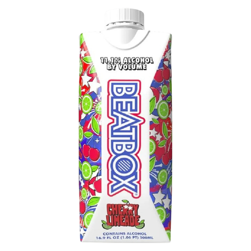 BeatBox Cherry Limeade 500ml 11.1% ABV Wine Party Punch