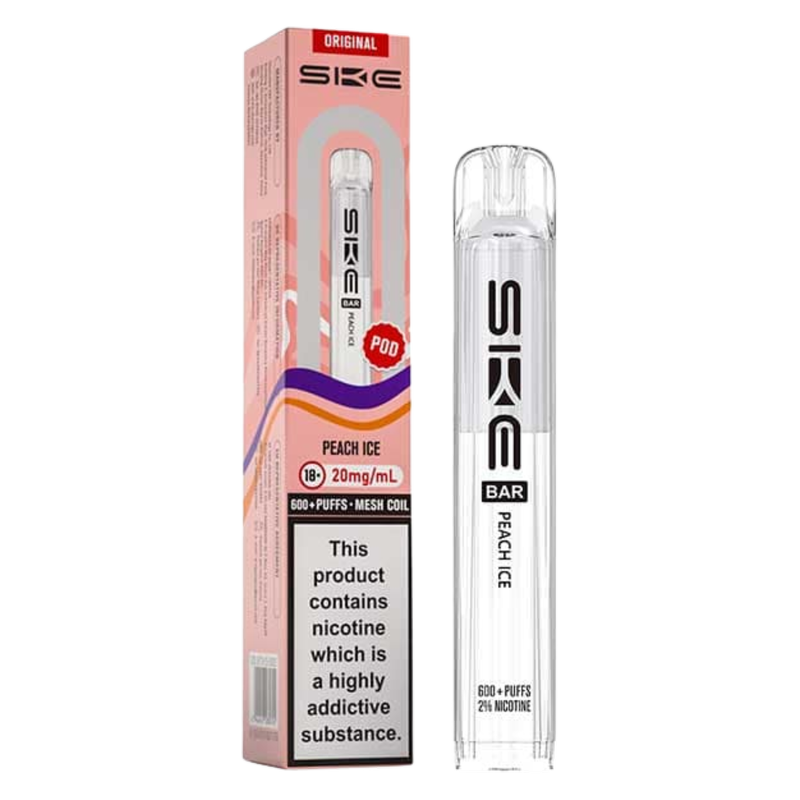 SKE BAR 600 Peach Ice 20mg/ml, 1pcs