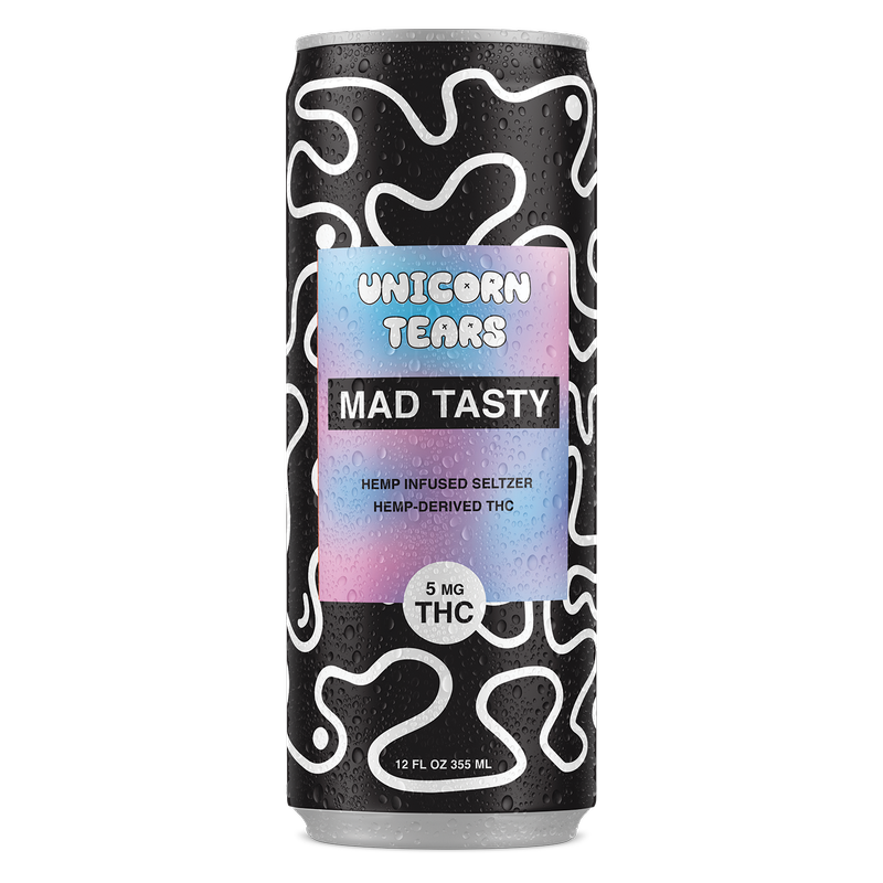 Mad Tasty 5mg THC Unicorn Tears Seltzer 4pk 12oz Cans