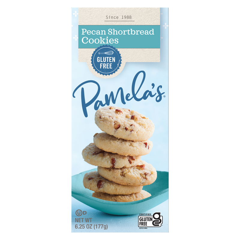 Pamela's Gluten Free Pecan Shortbread Cookies 6.25oz box