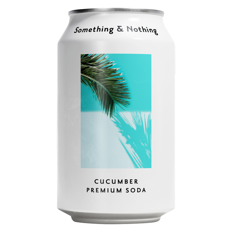 Something & Nothing Cucumber Premium Soda, 330ml