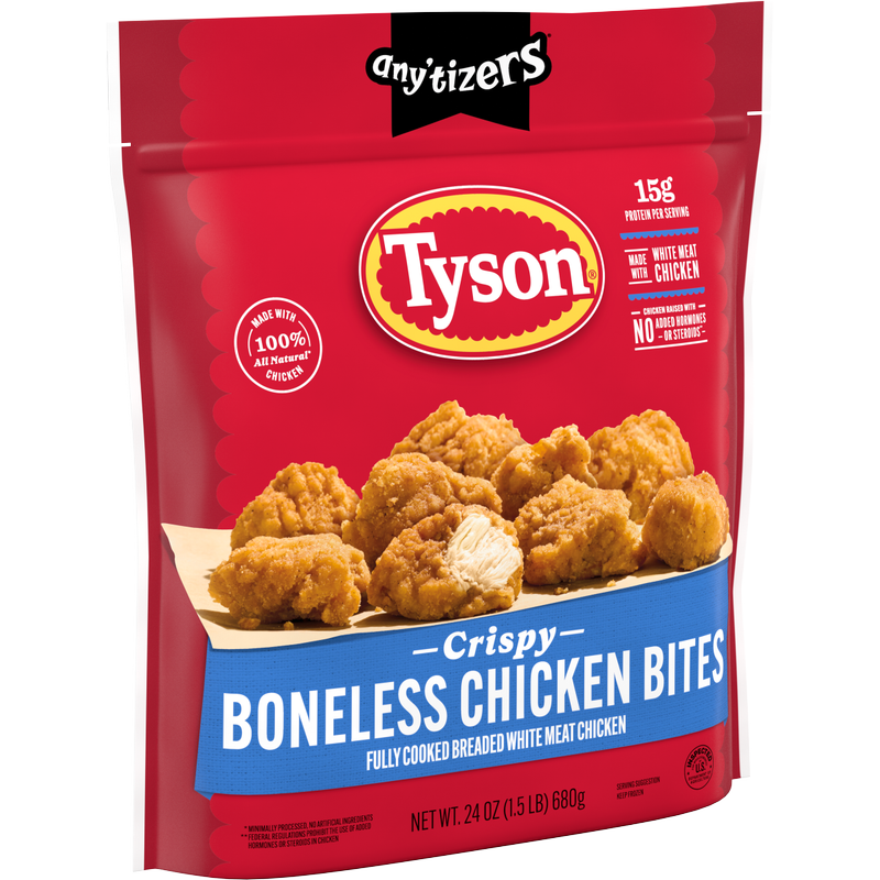 Tyson Any'tizers Frozen Popcorn Chicken Chunks 24oz