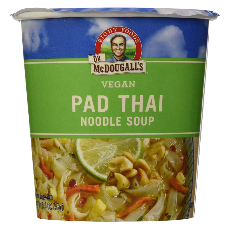 Dr. McDougall's Vegan Pad Thai Noodle Soup Cup 2oz