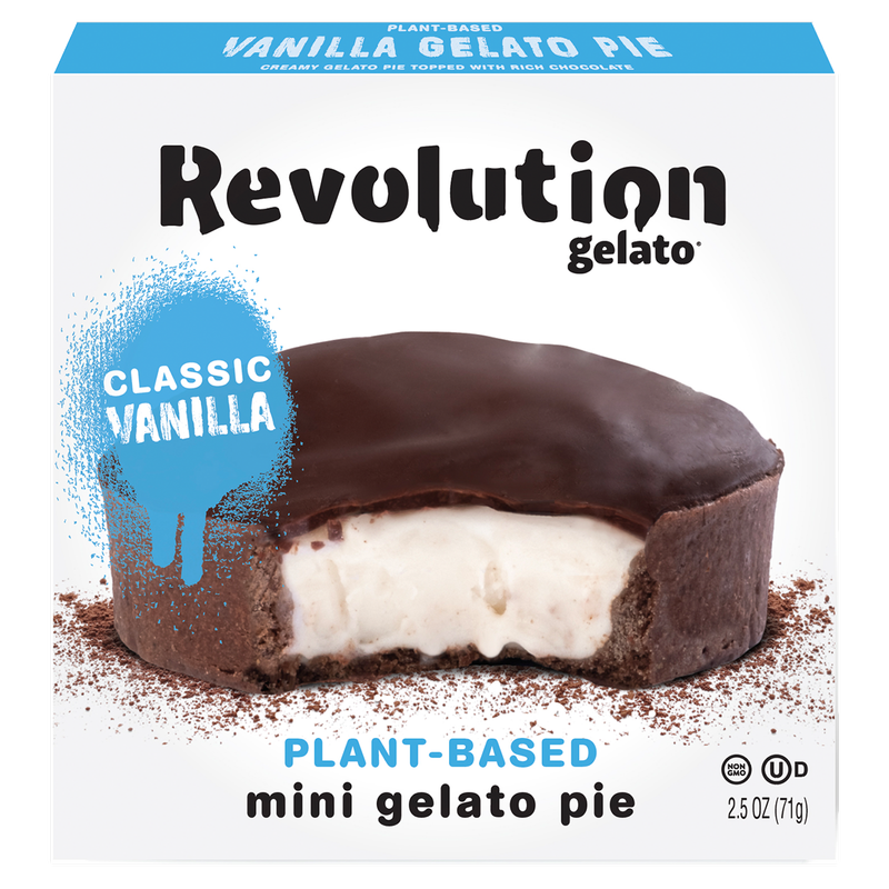 Revolution Gelato Plant Based Classic Vanilla Mini Pie 2.5oz