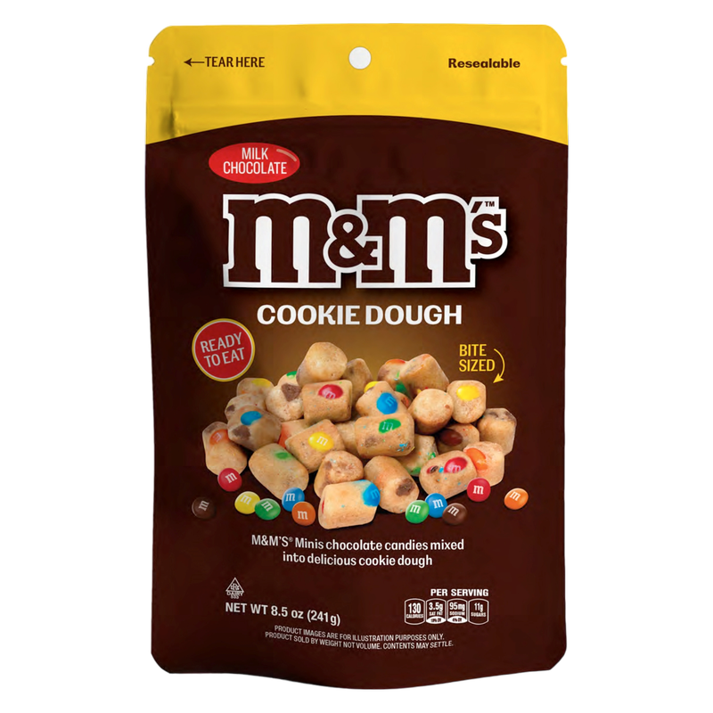 M&Ms Poppable Cookie Dough, 8.5oz