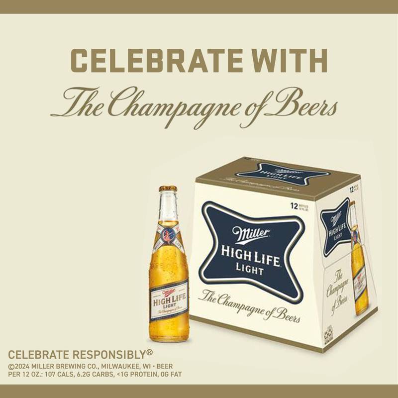Miller High Life Light 12pk 12oz Btl
