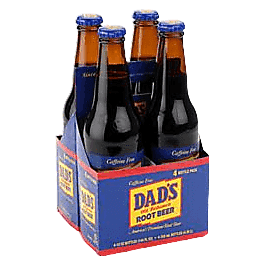 Dad's Root Beer Bottles 4pk 12oz