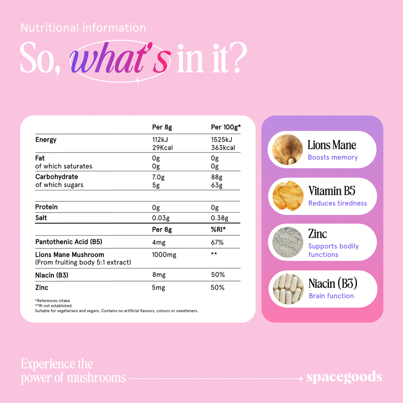 Spacegoods Chaga Mushroom Star Chews 60s