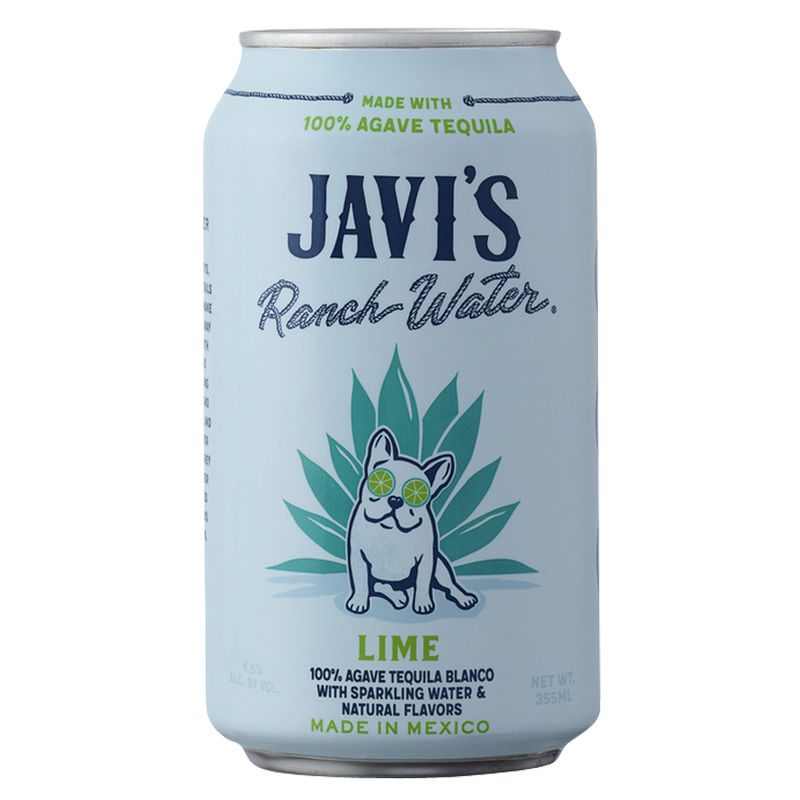 Javi's Ranchwater Lime Tequila Seltzer 4pk 355ml Can 4.5% ABV