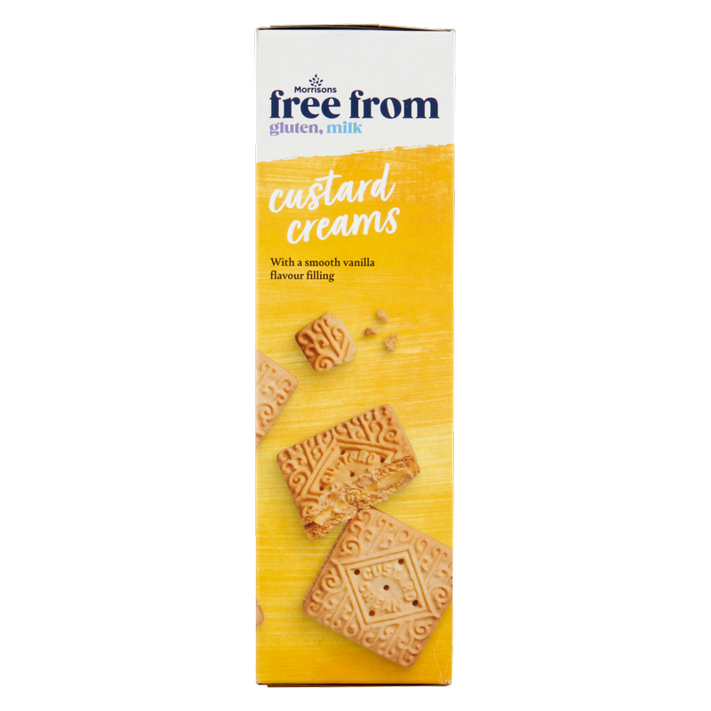 Morrisons Free From Custard Creams, 125g