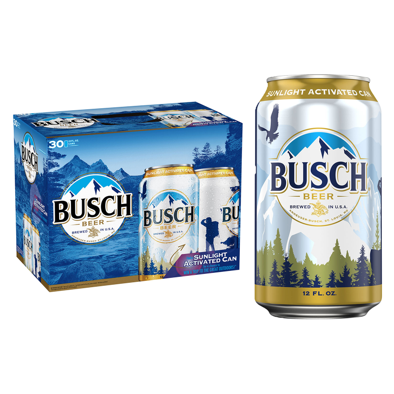 Busch Light Apple 30pk 12oz Can 4.1% ABV