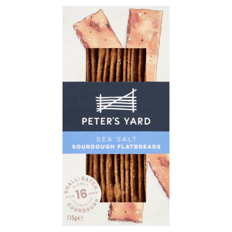 Peter's Yard Sea Salt Sourdough Flatbreads, 115g