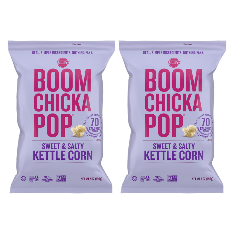 2ct - Angie's Boomchickapop Sweet & Salty Kettle Corn 