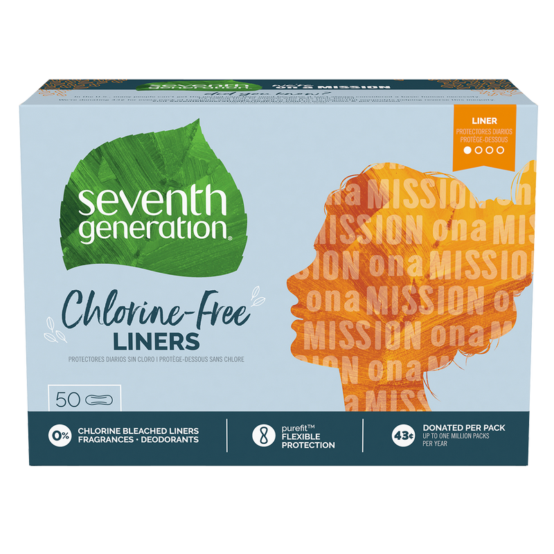 Seventh Generation Free & Clear Light Pantiliners 50ct