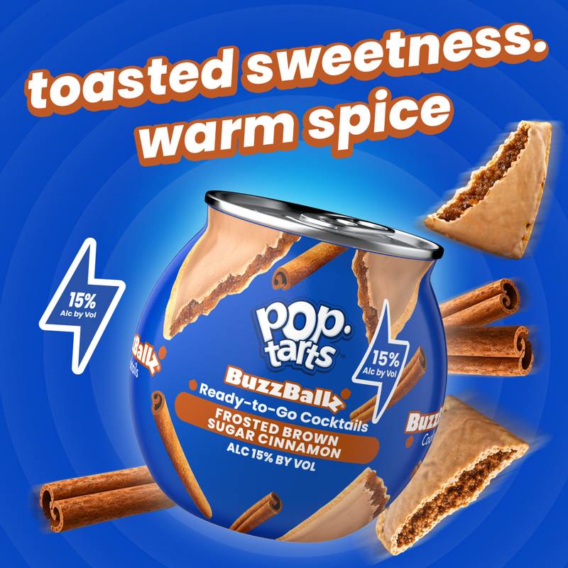 BuzzBallz PopTarts Brown Sugar Cinnamon 200ml