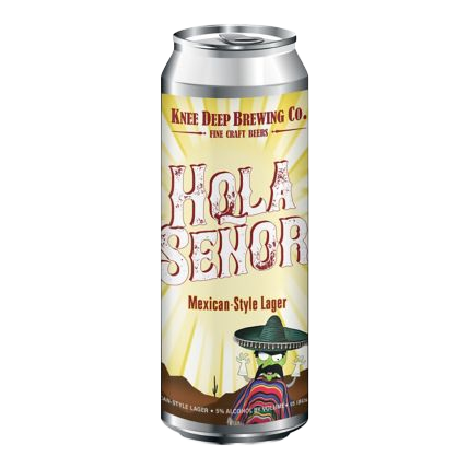 Knee Deep Hola Senor Mexican-Style Lager Single 19.2oz Can
