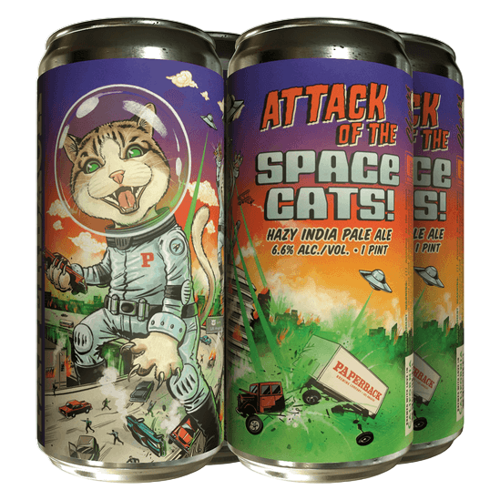 Paperback Attack of the Space Cats  (4PKC 16 OZ)