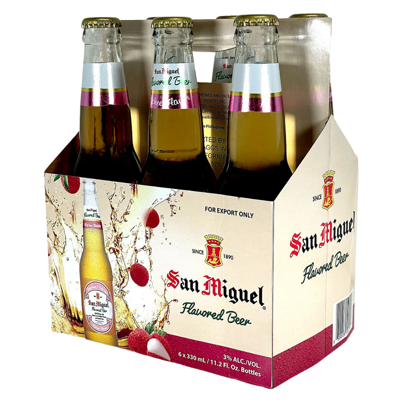 San Miguel Lychee Flavored Beer 6pk 11.2oz Bottle