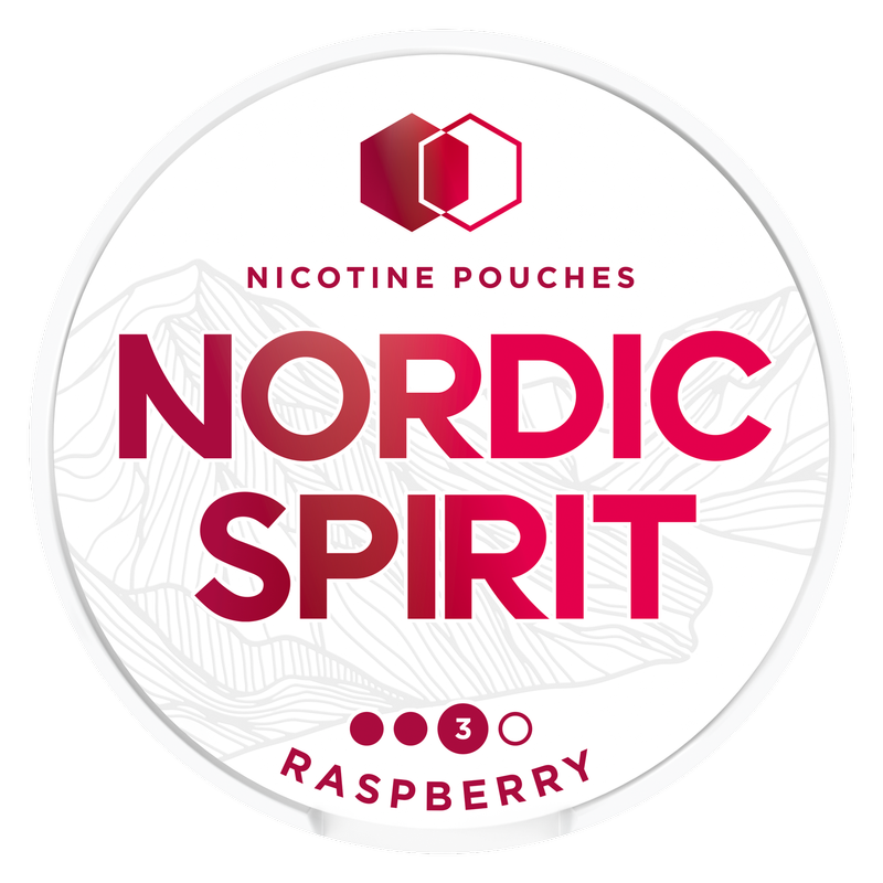 Nordic Spirit Nicotine Pouches Raspberry (9mg), 20pcs