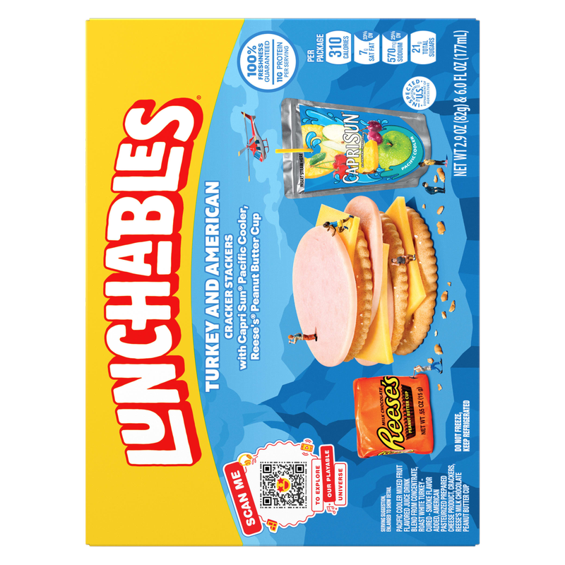 Lunchables Turkey & American Cheese Lunch Combinations with Capri Sun - 8.9oz