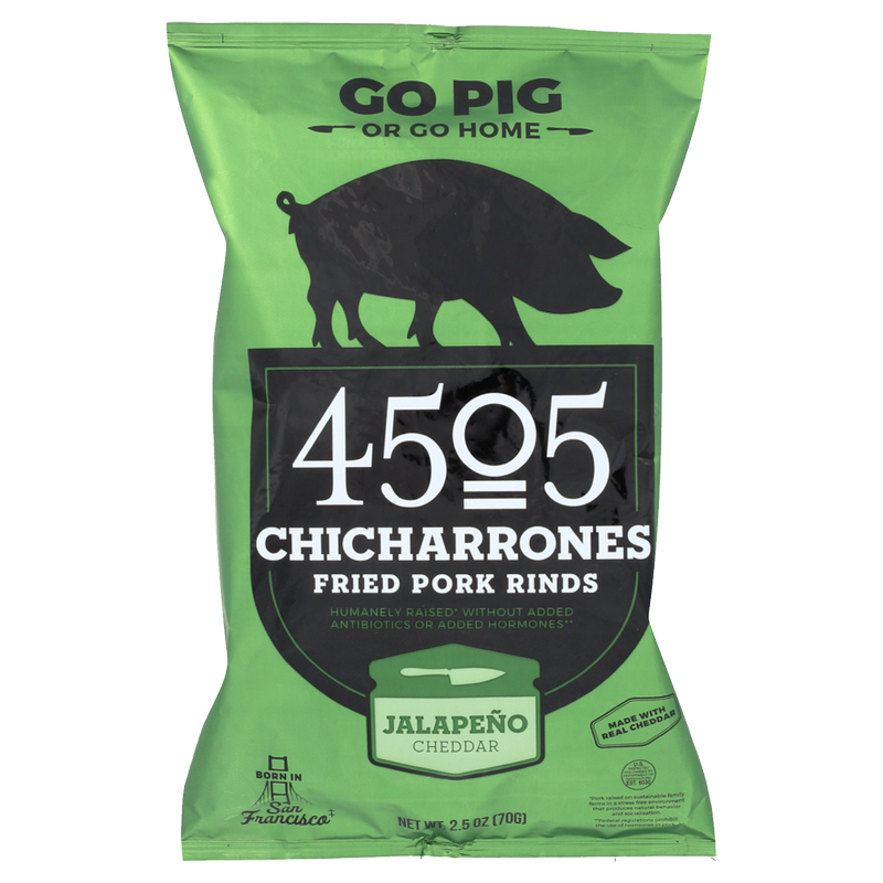 4505 Chicharrones Jalapeno & Cheddar Fried Pork Rinds 1.1oz