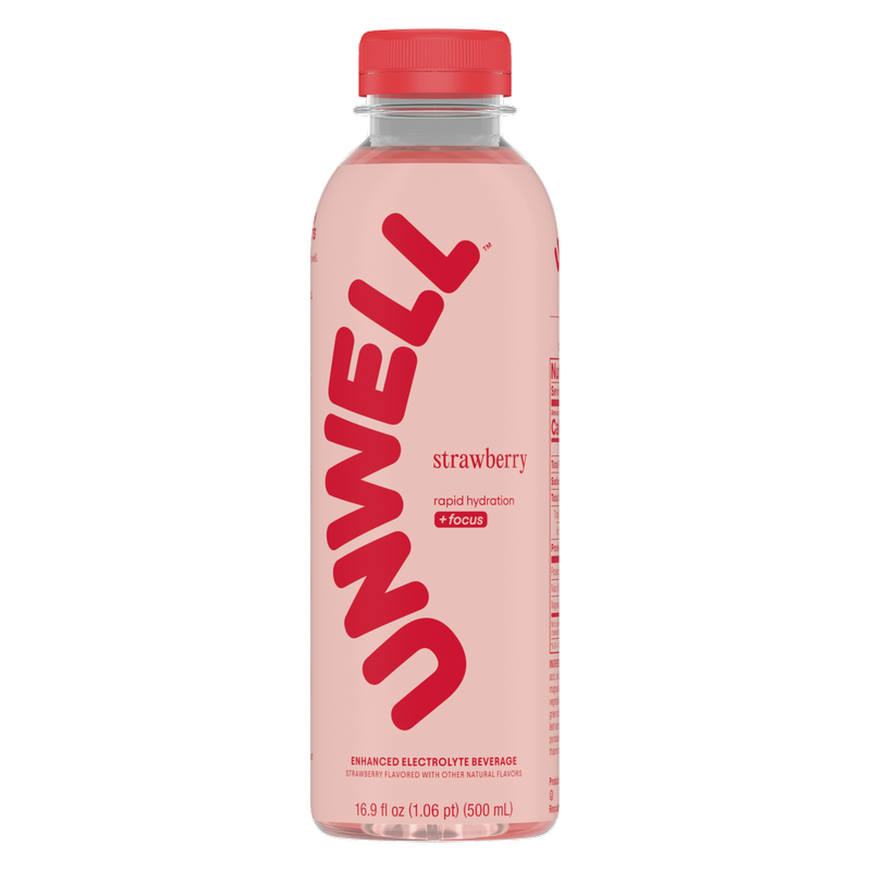 Unwell Strawberry Hydration Drink 16.9oz Btl