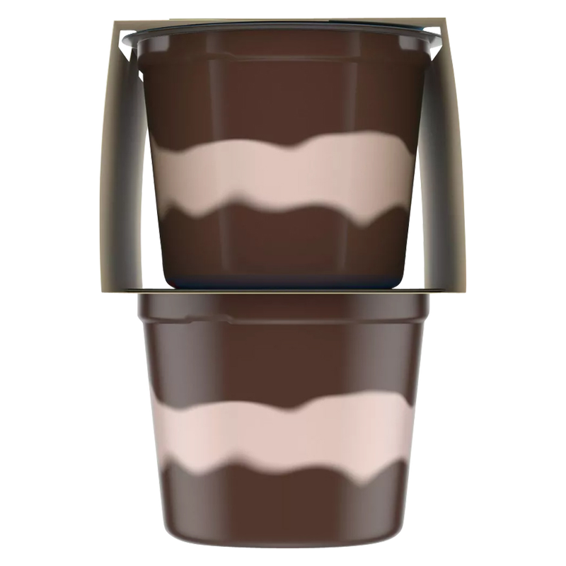 Jell-O Chocolate Vanilla Swirls Sugar Free Pudding Cups - 4ct/14.5oz