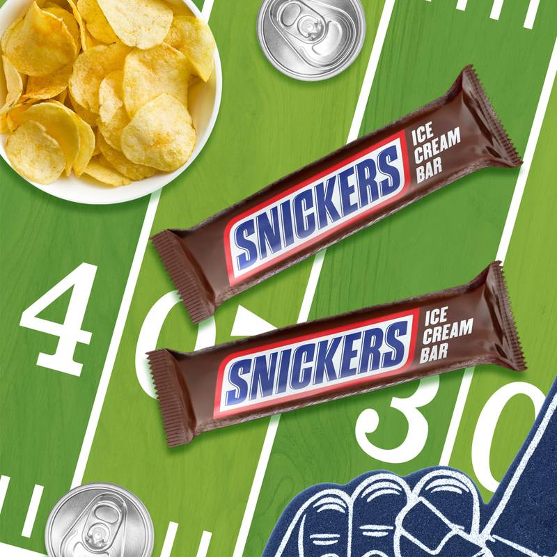 SNICKERS Peanut Butter Ice Cream Bars, 6 Pack, 2 Oz Bars 