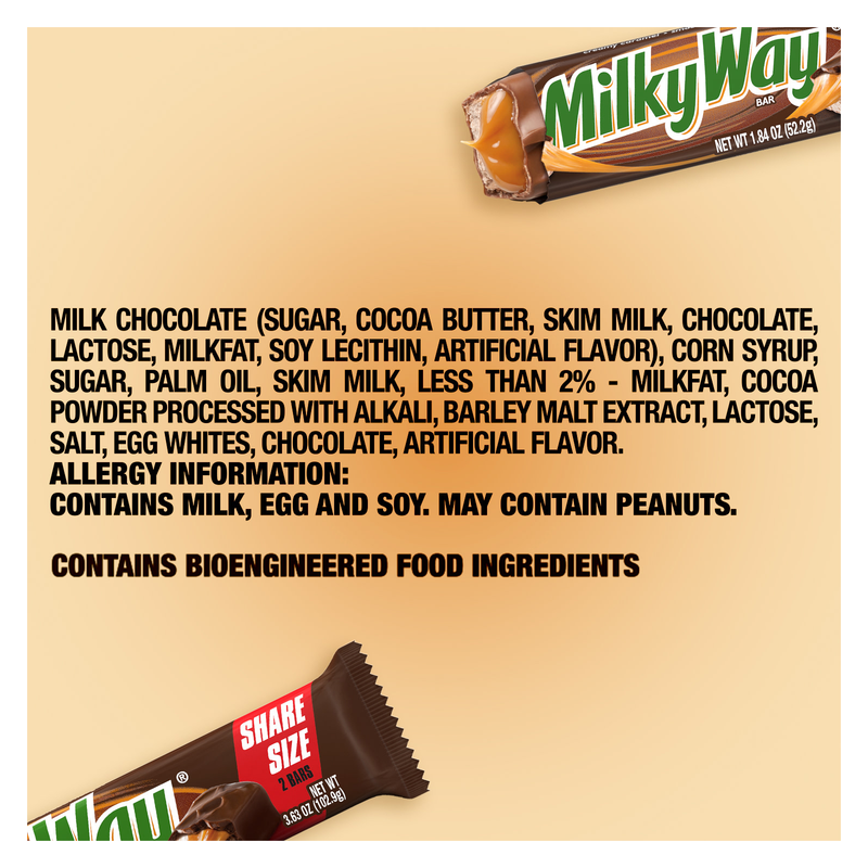 Milky Way Chocolate Bar Sharing Size 3.63oz