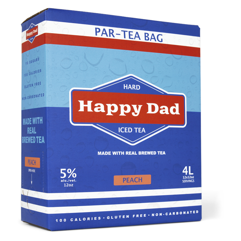 Happy Dad Par-Tea Bag Hard Peach Tea 4 Liters 5% ABV