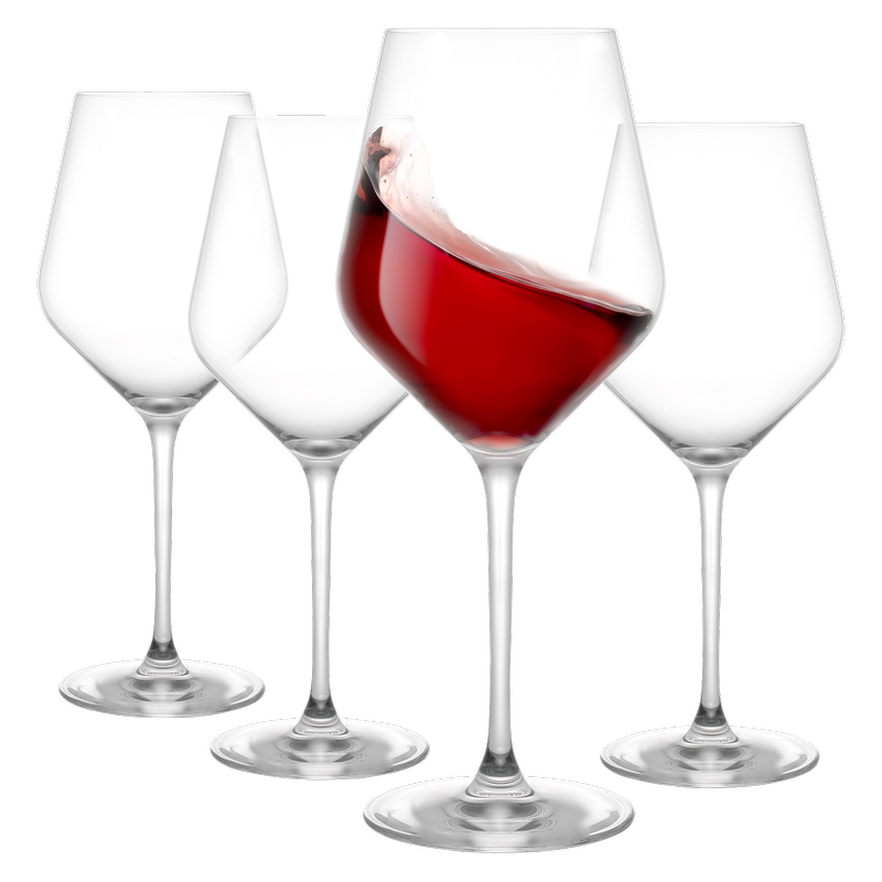 Layla Crystal Red Wine Glasses 17oz 4pk
