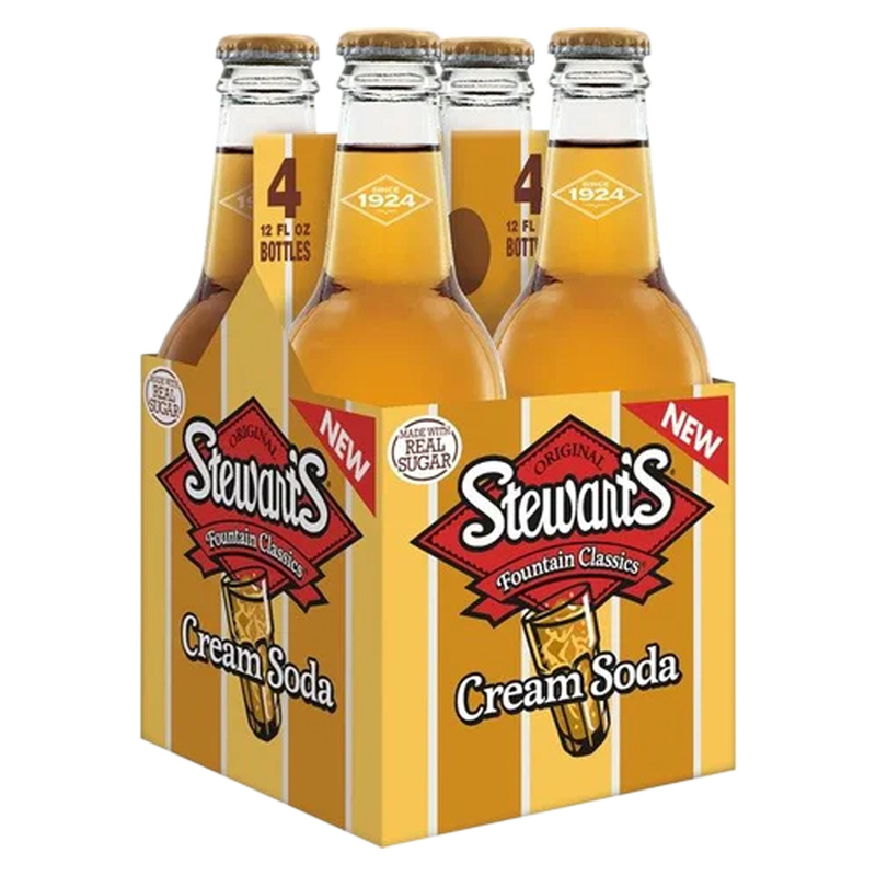 Stewart's Cream Ale 4pk 12oz Btl