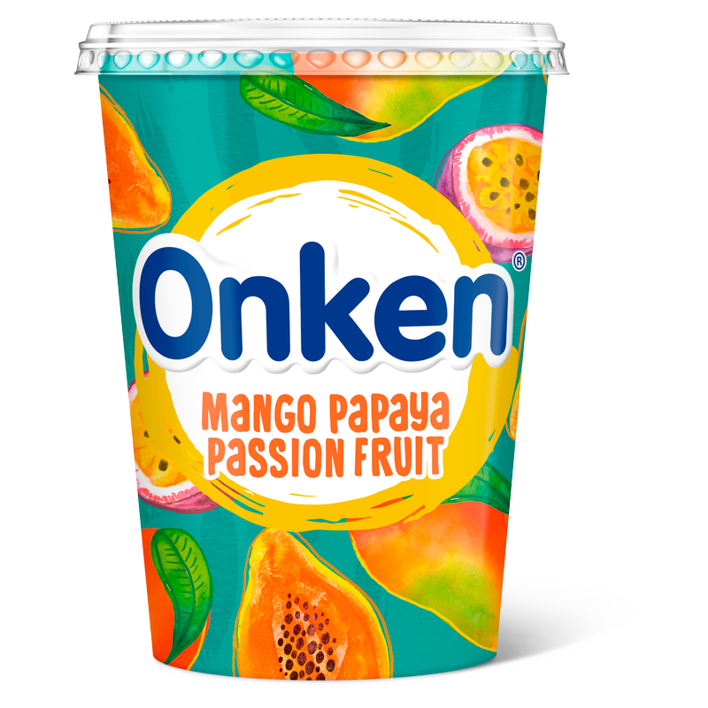 Onken Mango, Papaya & Passion Fruit Yoghurt, 450g