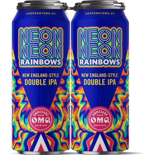 Ommegang Neon Neon Rainbows Double IPA 4pk 16oz Cans