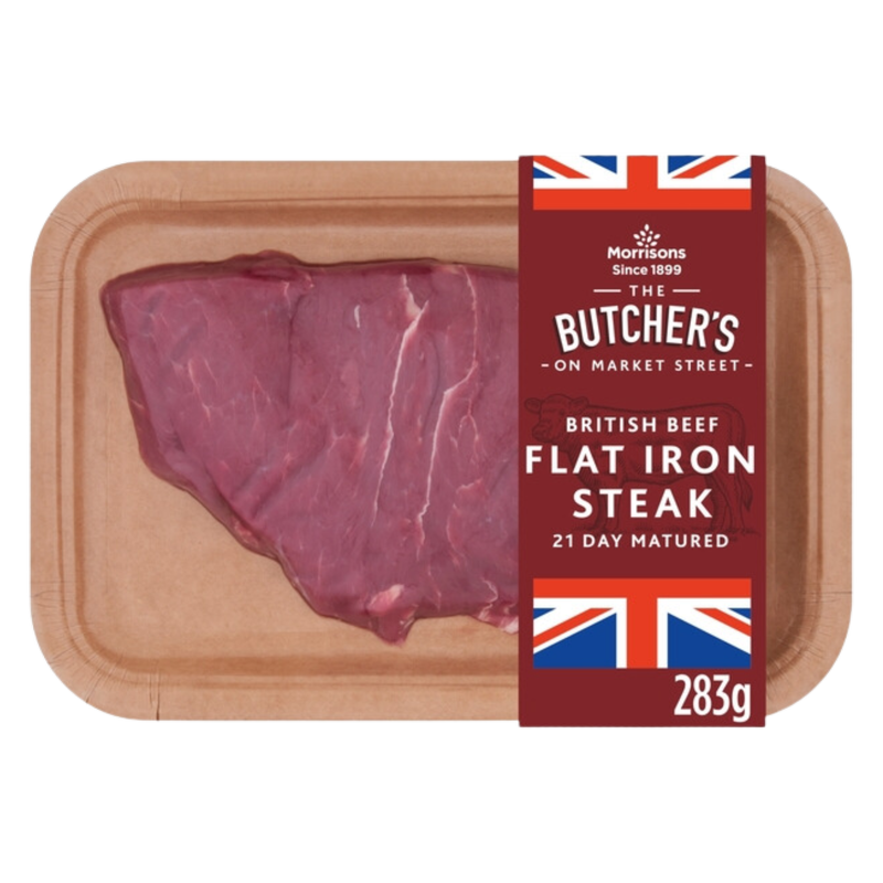 Morrisons British Beef Flat Iron Steak, 283g
