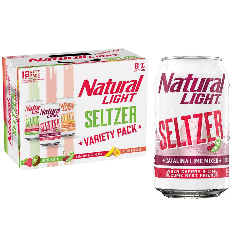 Natural Light Seltzer Variety 12pk 12oz Can 6.0% ABV