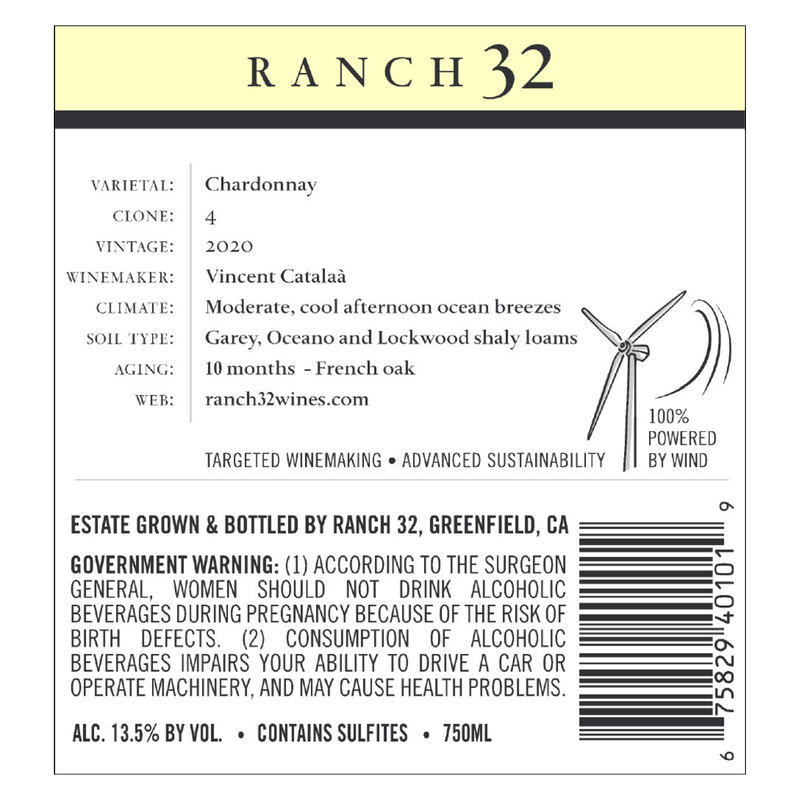 Ranch 32 Chardonnay 750ml