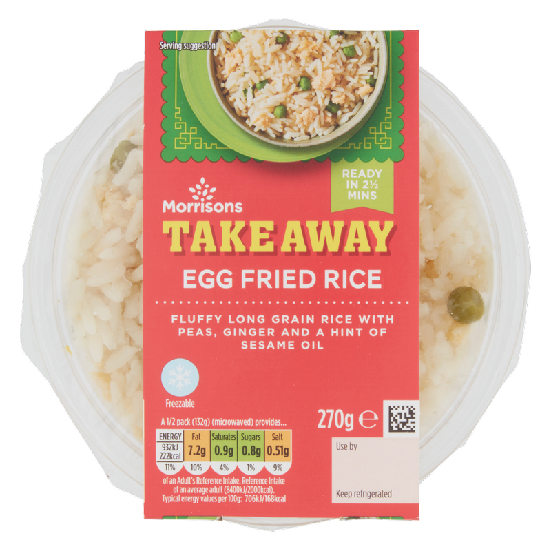 Morrisons Takeaway Egg Fried Rice, 270g