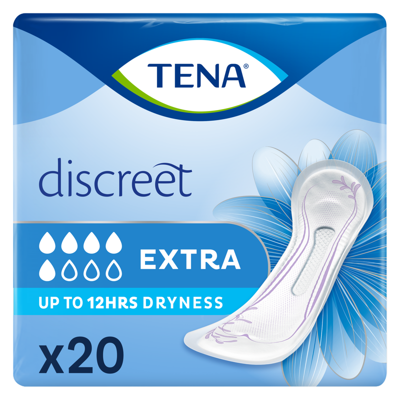 Tena Lady Discreet Extra incontinence Pads, 20pcs