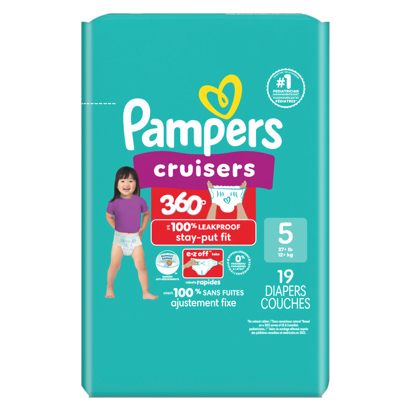 Pampers Cruisers Size 5 19ct