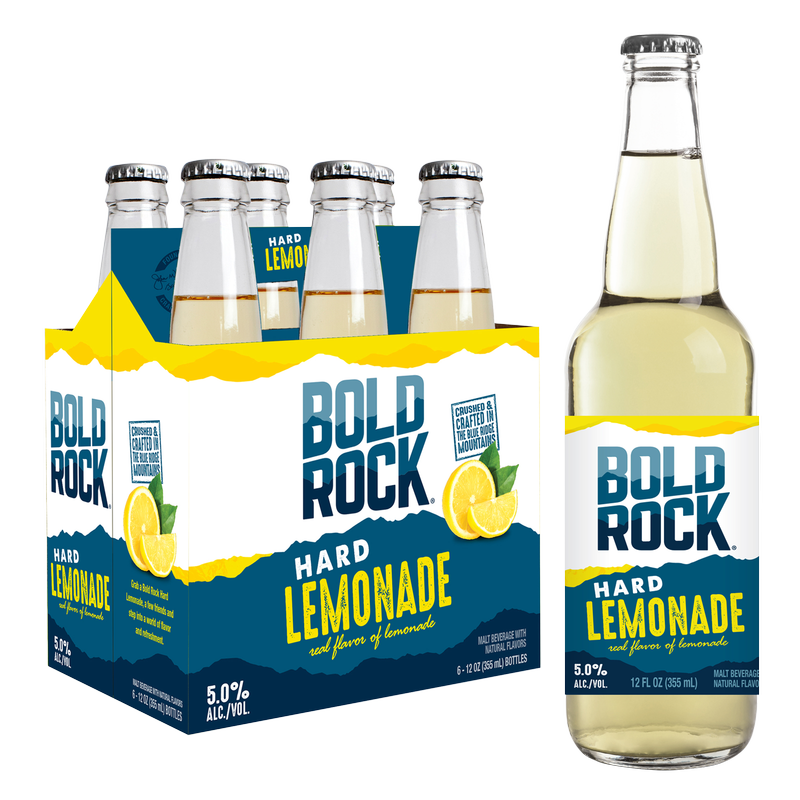 Bold Rock Hard Lemonade 6pk 12oz Btl 5.0% ABV